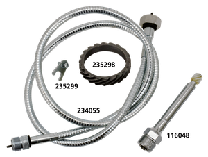 Unidad de velocímetro con sus cables de conexión para motores de 45ci