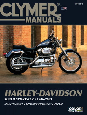 Manual de reparación Clymer para motocicletas Harley-Davidson