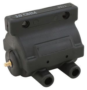 Bobina de encendido Power Pulse de color negro con conectores eléctricos visibles