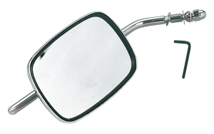 Par de retrovisores cromados para Harley-Davidson FX y FL