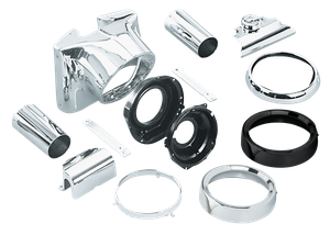 Carcasa del faro delantero para Harley-Davidson Heritage Softail y Fat Boy
