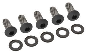 Tornillos de acero inoxidable negro para tapa derby de motor
