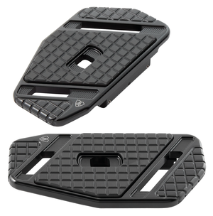 Par de plataformas Arlen Ness Speedliner negras para motocicleta