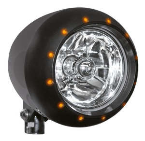 Faro delantero Alien Black de 5 3/4 pulgadas con acabado negro mate