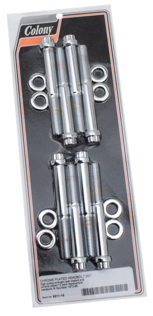Juego de tornillos de culata Colony para motor Harley-Davidson