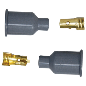 Conjunto de terminales eléctricos y protectores de goma MSD