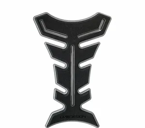 Calcomanías decorativas aplicadas sobre protector de depósito de motocicleta