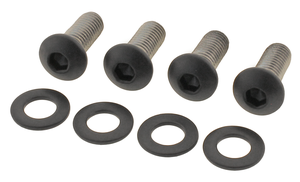 Kit de tornillos para puntal de guardabarros en acero inoxidable negro