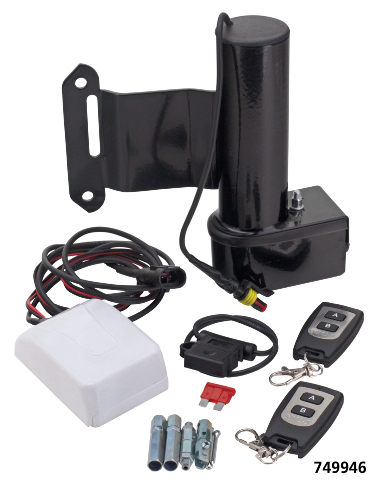 Tubos de escape ajustables MCJ color negro para Harley-Davidson Dyna