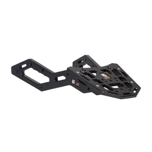 Portaequipajes trasero metálico negro para motocicleta Harley-Davidson