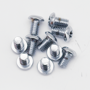 Surtido de tornillos Torx cabeza botón con acabado cromado brillante