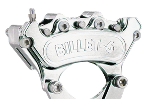 Par de pinzas de freno Harrison fabricadas en aluminio billet para motocicleta