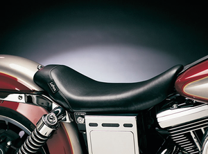 Asiento Le Pera Bare Bones negro para motocicleta Harley-Davidson Dyna
