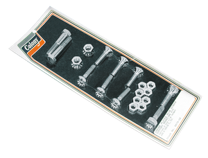 Conjunto de tornillos y tuercas para fijación de soportes de guardabarros de motocicleta