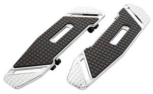 Par de plataformas Arlen Ness Speedliner negras para motocicleta