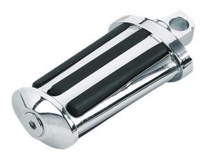 Estriberas Streamliner negras para motocicleta