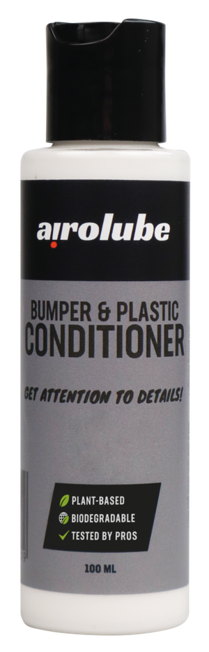 Parachoques Airolube negro con acondicionador de plástico para depósito de gasolina