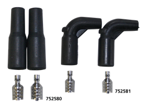 Par de terminales para cables de encendido para motores Twin Cam