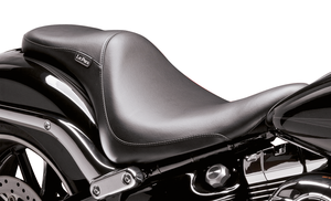 Asiento Le Pera 2-Up Silhouette negro para motocicleta Harley-Davidson Softail
