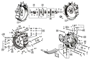 Kit de tornillos metálicos para tapa de cárter de motor de motocicleta