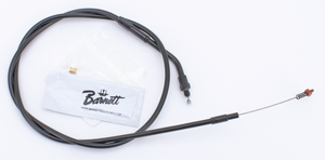 Cable de acelerador y retorno T02 para Harley-Davidson Big Twin y Sportster años 1981 a 1989