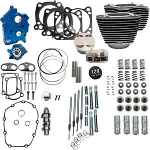 Kit de potencia 129 pulgadas para motor Milwaukee Eight de Harley-Davidson