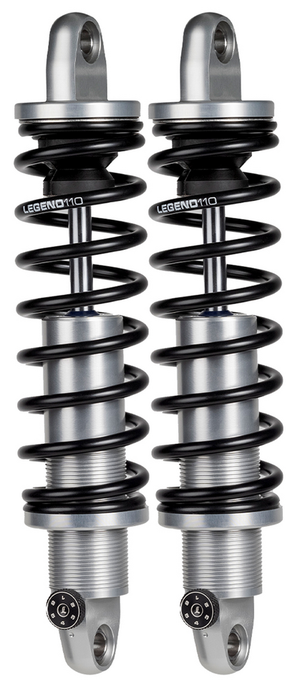 Amortiguador trasero Legend Revo-A negro para Harley-Davidson