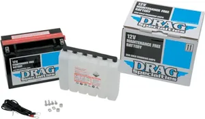 Batería AGM sin mantenimiento de la marca Drag Specialties