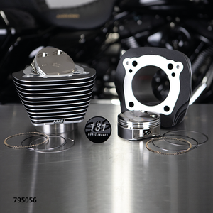 Par de cilindros big bore S&S color aluminio para motor Milwaukee Eight