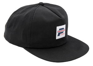 P16 POWERPLANT SNAPBACK - Gorra Daily negra con etiqueta blanca — B-stock