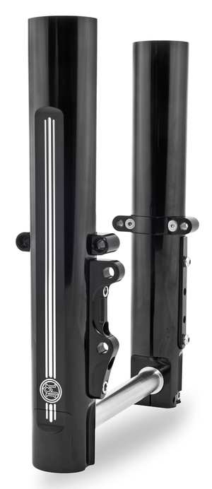 Par de patas de horquilla PM rebajadas para Harley Touring
