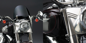 Pantalla desmontable rápida National Cycle Deflector para motocicleta