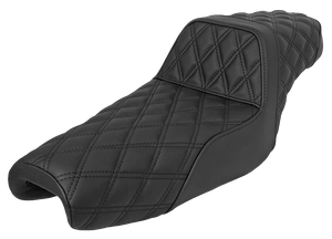 Asiento DNA 2-Up negro para motocicleta Harley-Davidson Sportster
