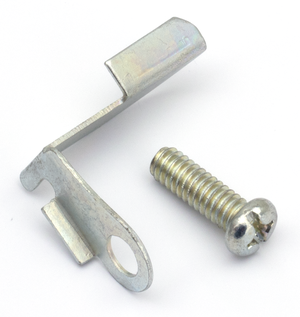 Deflector de aceite metálico con tornillos de montaje para motor de motocicleta