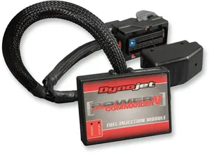 Unidad de control Power Commander V instalada en motocicleta Indian