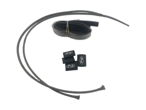 CONJUNTOS DE CABLES FORRADOS DE MALLA DE ACERO INOXIDABLE — B-stock