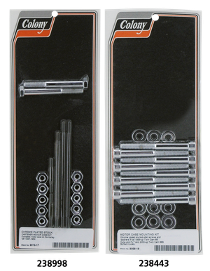 Kit de tornillos metálicos para tapa de cárter de motor de motocicleta