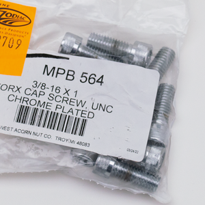 Surtido de tornillos con cabeza Torx y acabado cromado para motocicletas