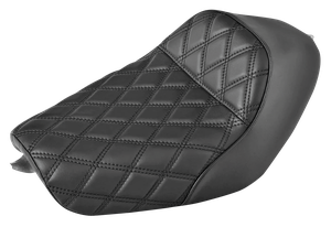 Asiento individual negro estilo Taper Tail C.C. Rider para Harley-Davidson Sportster