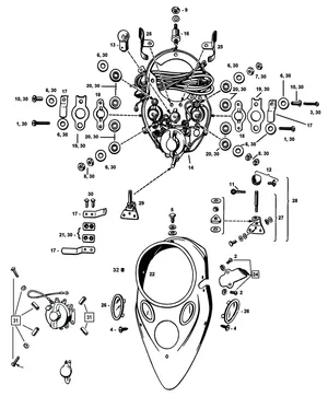 Panel de instrumentos vintage para motocicleta Harley-Davidson modelo Knucklehead años 1937 a 1946