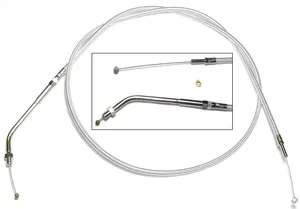 Cables de acelerador T01 para motores Big Twin y Sportster años 70 y 80
