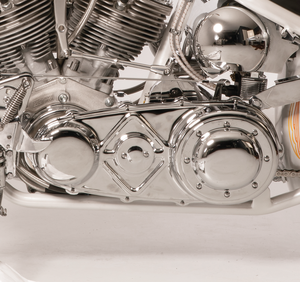 Tapa primaria de chapa para modelos antiguos de motocicleta Harley-Davidson