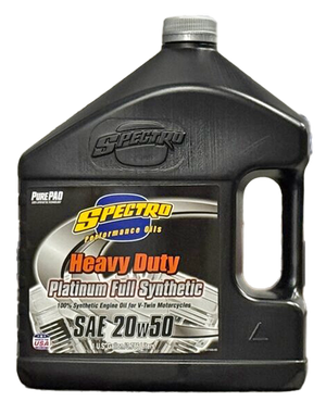 Frasco de aceite de motor Platinum Sintético SAE 20W50 100% Spectro