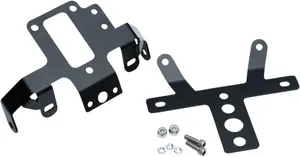 Soporte de intermitentes traseros y placa matrícula para motocicleta