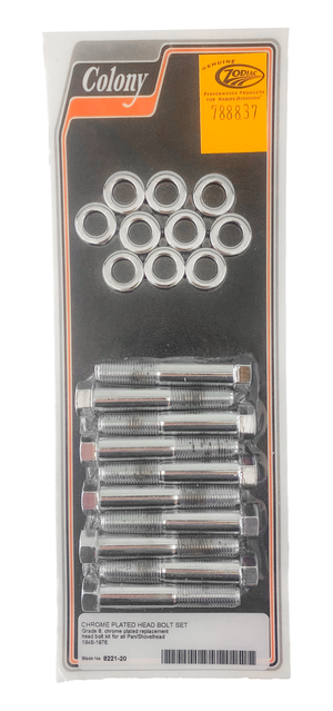 Juego de tornillos de culata Colony para motores Harley-Davidson