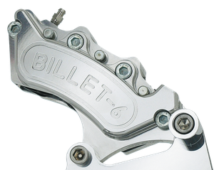 Par de pinzas de freno Harrison acabado billet para Harley-Davidson