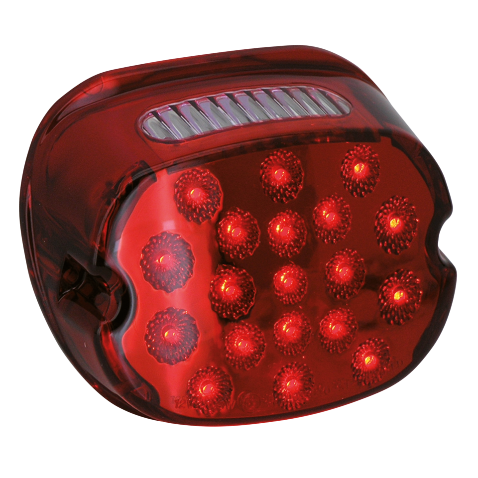 Piloto trasero LED low-profile homologado UE para motocicleta