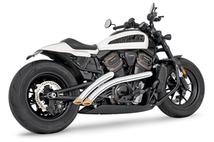 Radio Radical Freedom Performance instalada en manillar de Harley-Davidson Sportster S