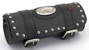 Bolsas de horquilla K-Drive Longride instaladas en las horquillas de una motocicleta