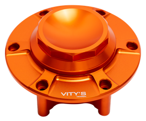 Tapón de gasolina estilo Decagon para depósito de moto Victory